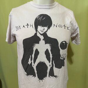 Death Note Light Yagami Ryuk Men's Black T Shirt Size Small Ripple Junction Shon
